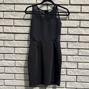 Monteau Mesh Panel Sleeveless Dress Sz M
